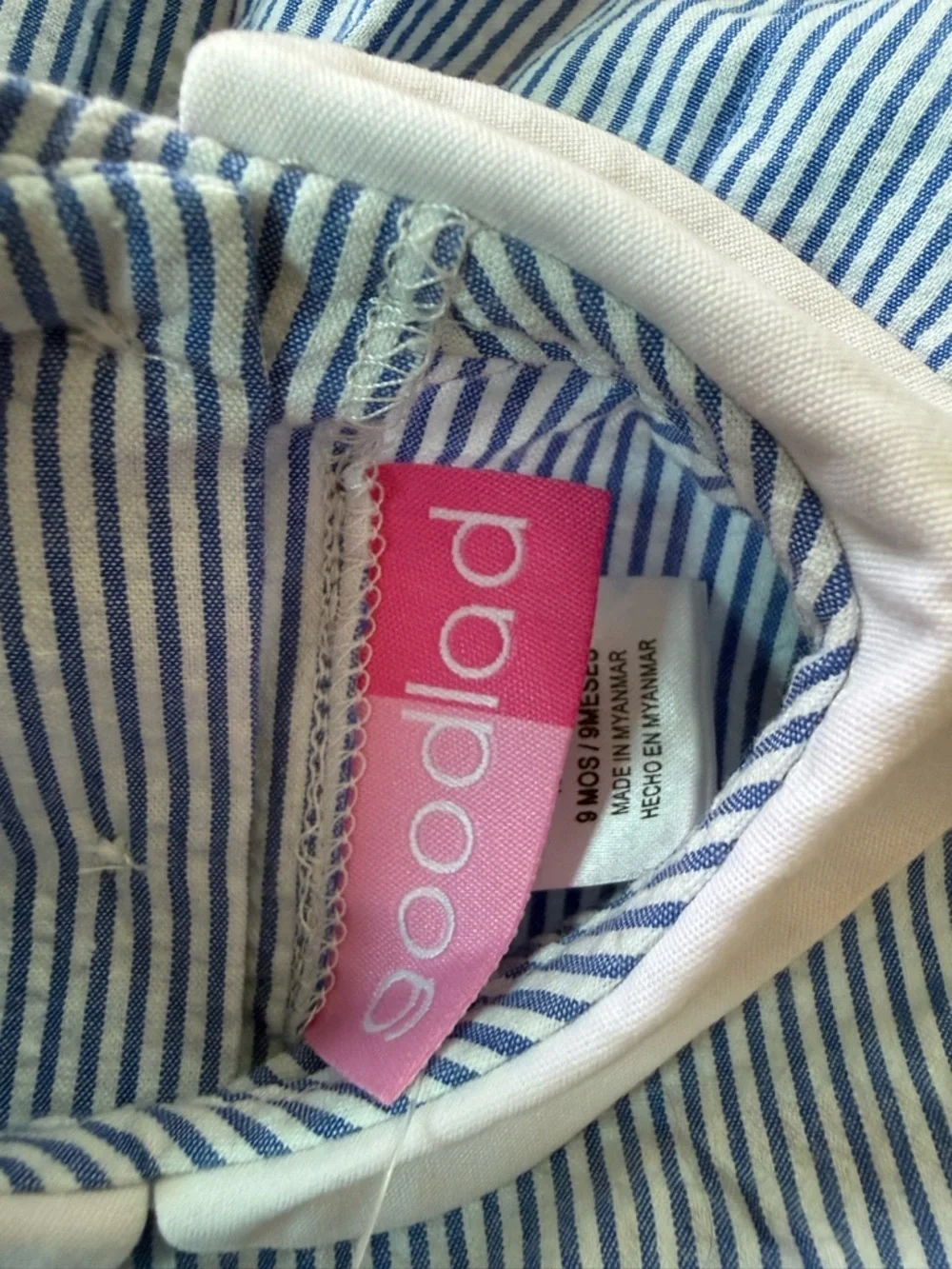 NWT Goodlad Smocked Crab Diaper Set